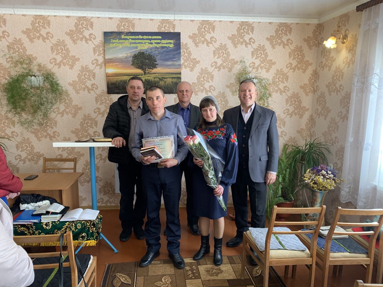 Рукопокладення на дияконське служіння в церкві села Росоховата